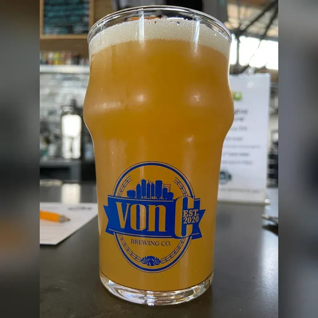 Uncle Jerry's Wit label artwork — a Belgian-style wheat beer brewed with orange peel, lemon peel, and coriander by von C Brewing Co. in Norristown PA